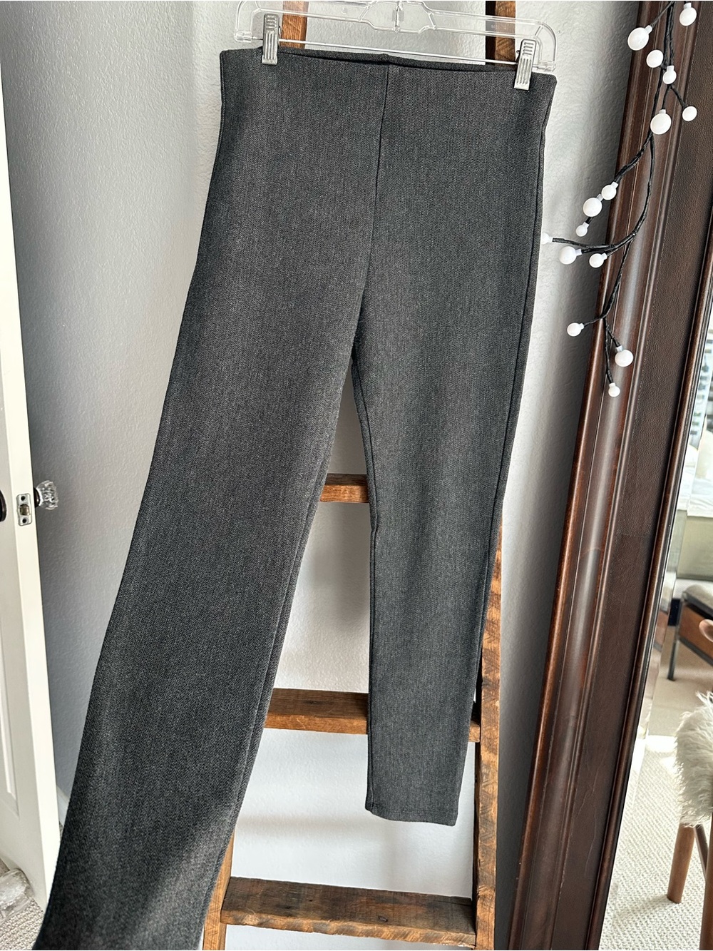 Zara gray knit pants, size large